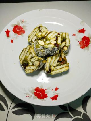 抹茶雪花酥的做法步骤：10