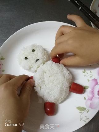 熊猫饭团的做法步骤：7