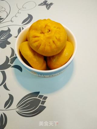 南瓜肉包的做法步骤：12