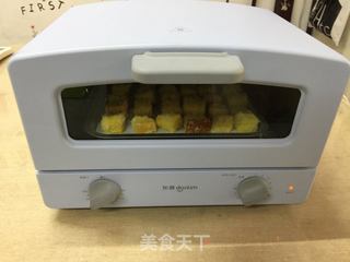 炼乳椰蓉烤方块的做法步骤：8
