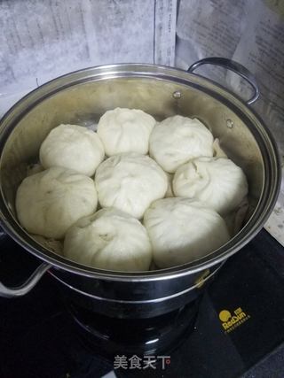 四季豆酱肉包的做法步骤:8