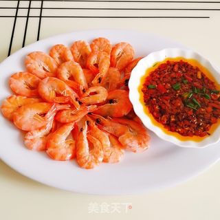 白灼基围虾的做法步骤:8