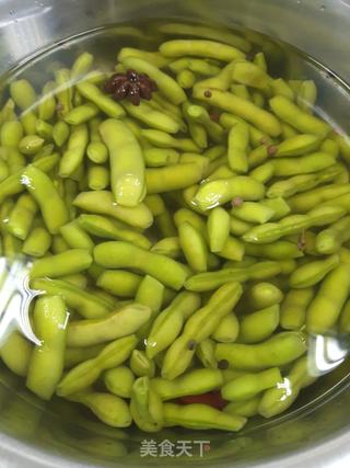 盐水毛豆的做法步骤:5