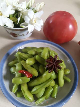 盐水毛豆的做法步骤:6