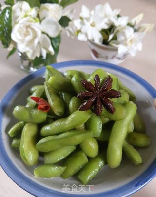 盐水毛豆的做法步骤:7