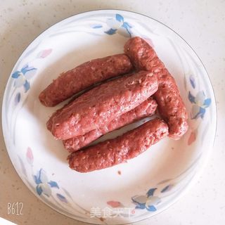 蒜香猪肉肠的做法步骤:9