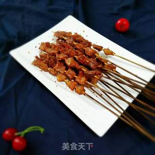 烤肉串的做法步骤:9