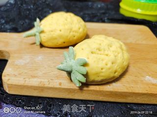 卡通菠萝小馒头的做法步骤:9