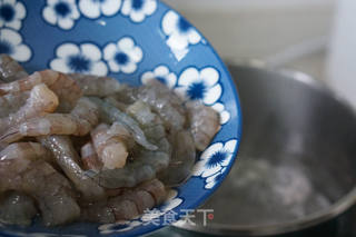 香菇菜虾仁焖饭的做法步骤:3