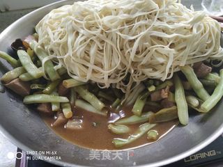 豆角蒜苔蒸面的做法步骤:14