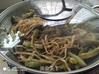 豆角蒜苔蒸面的做法步骤:17