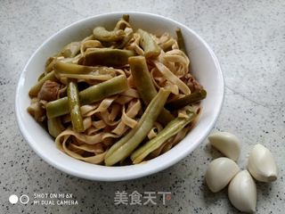 豆角蒜苔蒸面的做法步骤:18