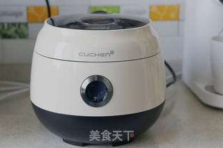 桂花双米红枣粥的做法步骤:6