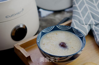 桂花双米红枣粥的做法步骤:7