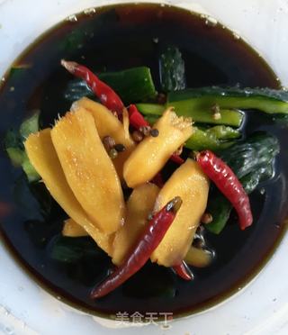 酱汁姜脆瓜的做法步骤:5