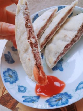 红豆糯米饼的做法步骤:3