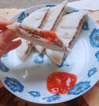 红豆糯米饼的做法步骤:5