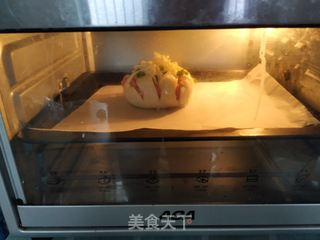 芝士烤馒头的做法步骤:5