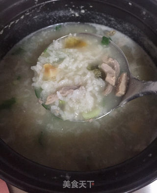 皮蛋瘦肉粥的做法步骤：10