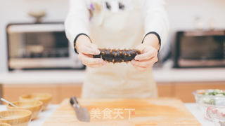 秋葵凉拌海参的做法步骤:2