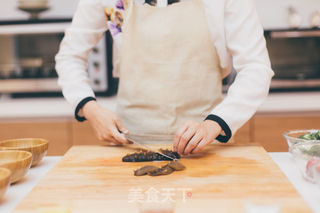 秋葵凉拌海参的做法步骤:3