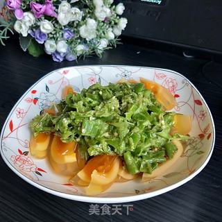 擂椒皮蛋的做法步骤:9