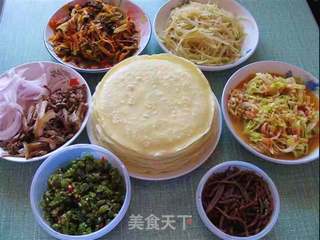 煎饼卷菜的做法步骤:18