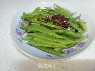 凉拌麻辣扁豆的做法步骤:7