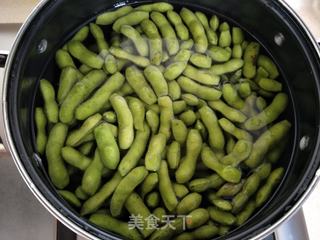 五香毛豆的做法步骤:4