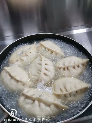 韭菜鸡蛋虾皮水煎包的做法步骤:25