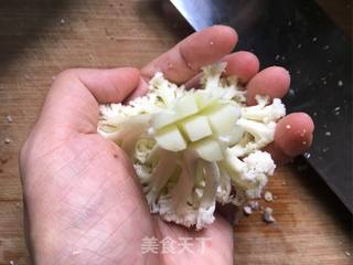 快手烤花菜的做法步骤：1