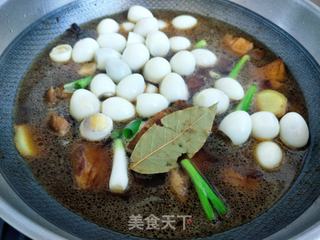 “下酒菜”红烧肉鹌鹑蛋的做法步骤:13