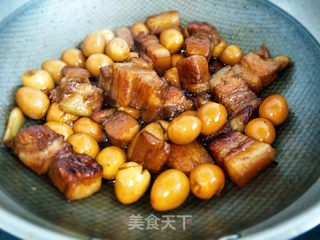 “下酒菜”红烧肉鹌鹑蛋的做法步骤:14