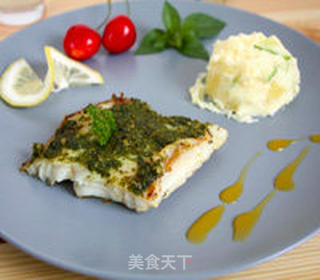 柠檬烤巴沙鱼配土豆沙拉的做法步骤:12