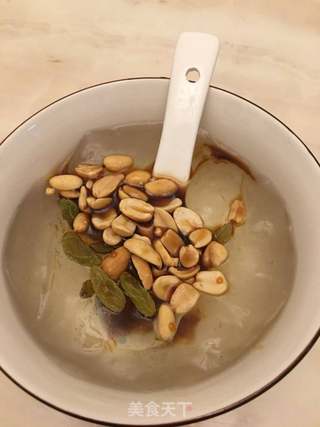 蓝莓酱手搓冰粉的做法步骤:9