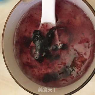 蓝莓酱手搓冰粉的做法步骤:10
