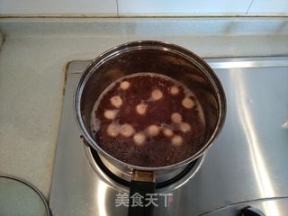 红豆圆子的做法步骤:7