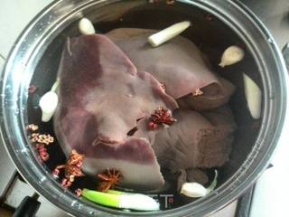 手掰猪肝的做法步骤:3