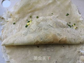 韭菜绿豆煎饼盒子的做法步骤:13