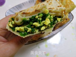 韭菜绿豆煎饼盒子的做法步骤:18