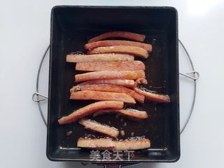 午餐肉鸡蛋卷饼的做法步骤:5