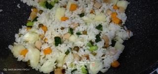 菠萝炒饭——鹦鹉版的做法步骤:12