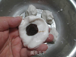 红豆馅糯米糕的做法步骤：6