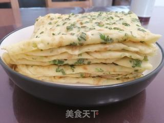 鸡蛋香葱饼的做法步骤:7