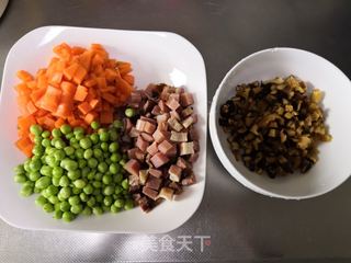 蔬菜腊肉饭的做法步骤：2