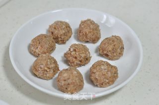 香菇肉丸的做法步骤：7