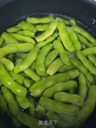 五香毛豆的做法步骤:3