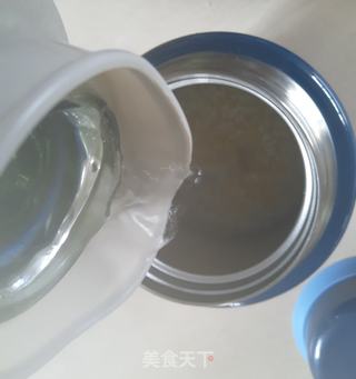 焖二米粥的做法步骤:3