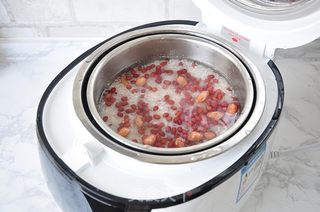 红豆花生饭的做法步骤:4