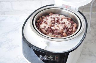 红豆花生饭的做法步骤:6